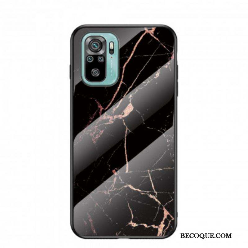 Coque Xiaomi Redmi Note 10/10S/Poco M5s Verre Trempé Marble Colors