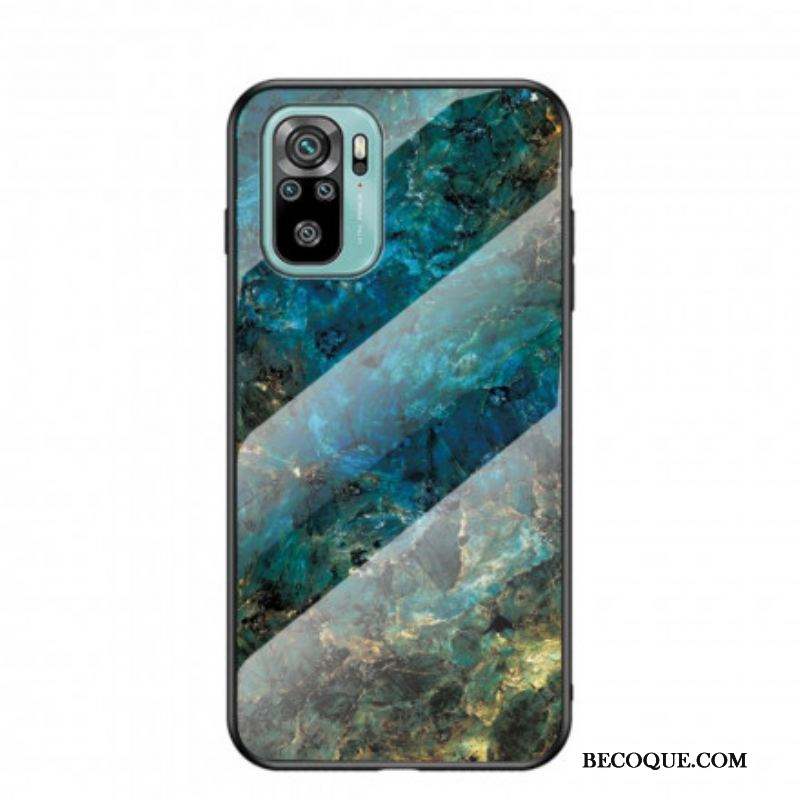 Coque Xiaomi Redmi Note 10/10S/Poco M5s Verre Trempé Marble Colors