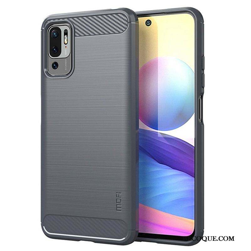 Coque Xiaomi Redmi Note 10 5G / Poco M3 Pro 5G Fibre Carbone Brossée MOFI