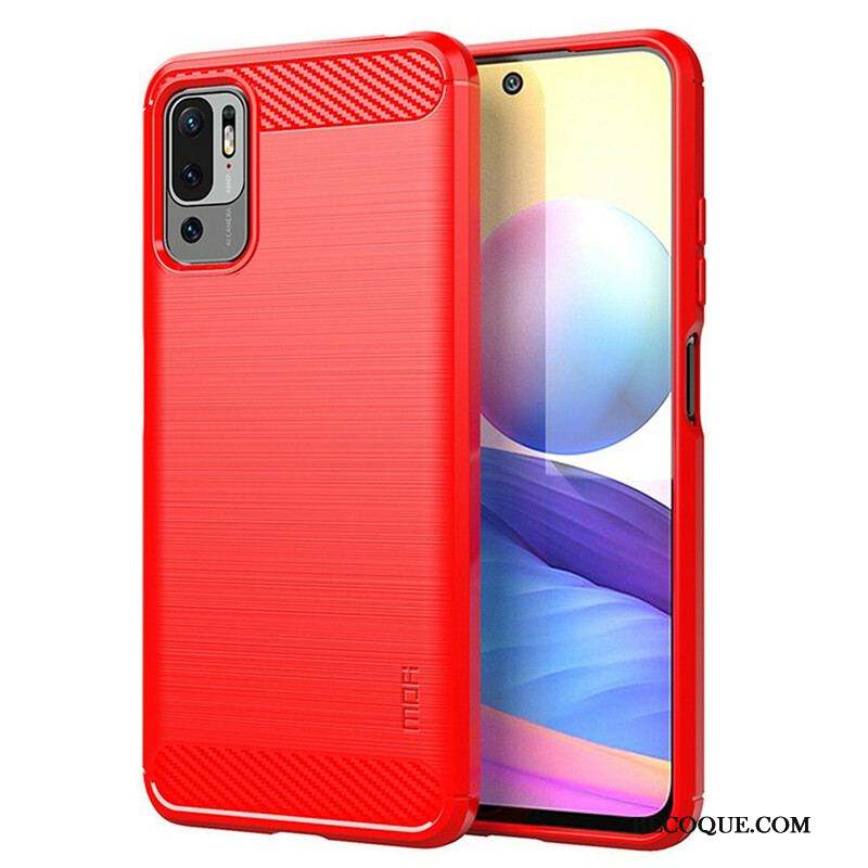 Coque Xiaomi Redmi Note 10 5G / Poco M3 Pro 5G Fibre Carbone Brossée MOFI