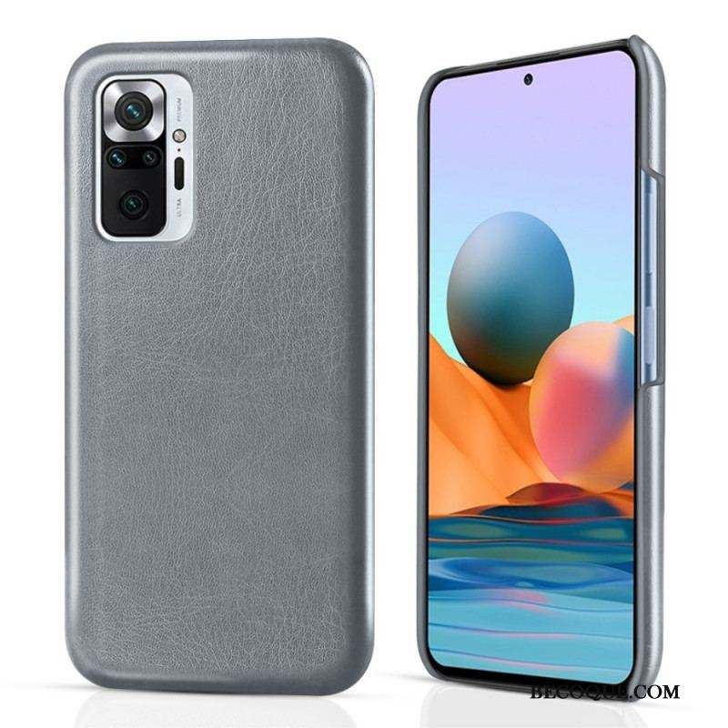 Coque Xiaomi Redmi Note 10 Pro Effet Cuir KSQ