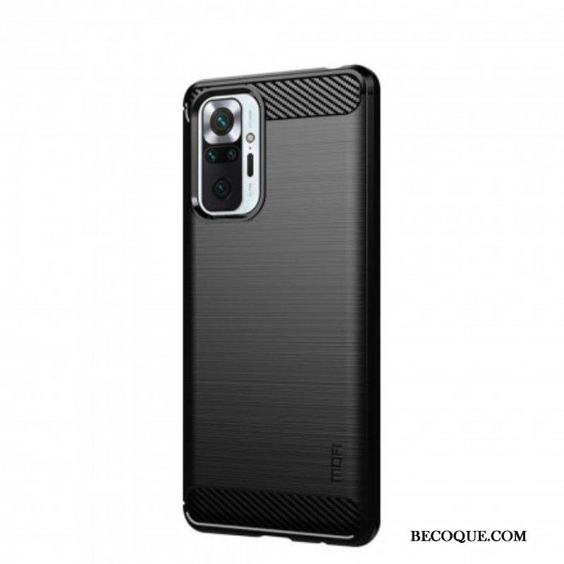 Coque Xiaomi Redmi Note 10 Pro Fibre Carbone Brossée Mofi