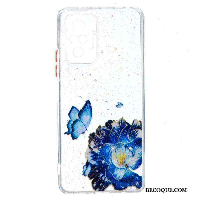 Coque Xiaomi Redmi Note 10 Pro Hybride Papillon Floral