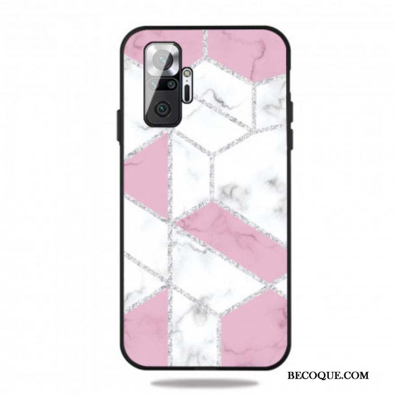 Coque Xiaomi Redmi Note 10 Pro Marbre Paillettes