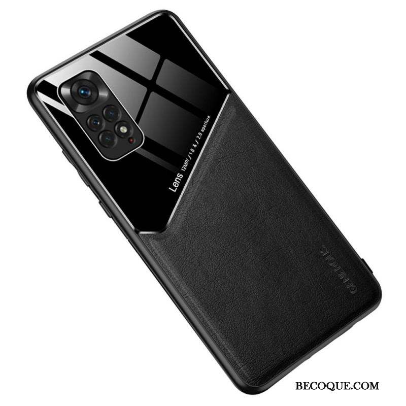 Coque Xiaomi Redmi Note 11 / 11s Effet Cuir Magnétique