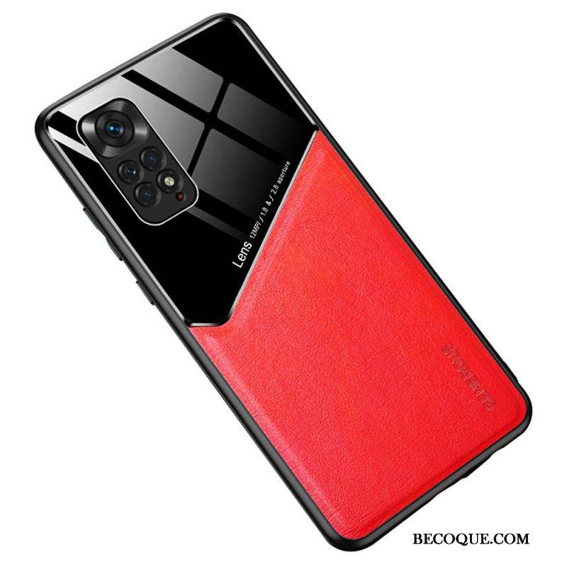 Coque Xiaomi Redmi Note 11 / 11s Effet Cuir Magnétique