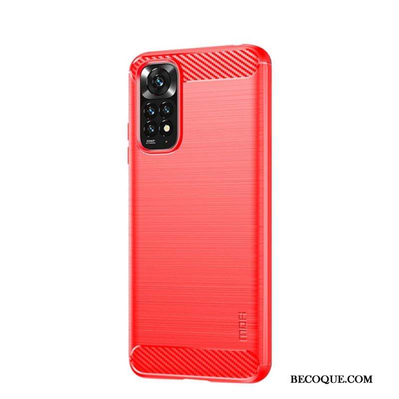 Coque Xiaomi Redmi Note 11 / 11s Fibre Carbone Brossée MOFI