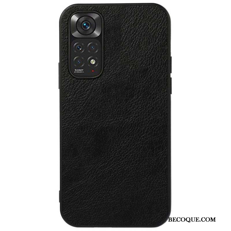 Coque Xiaomi Redmi Note 11 / 11s Simili Cuir Litchi