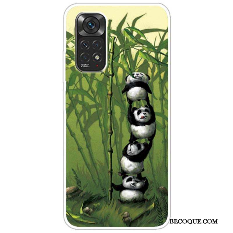 Coque Xiaomi Redmi Note 11 / 11s Tas de Pandas