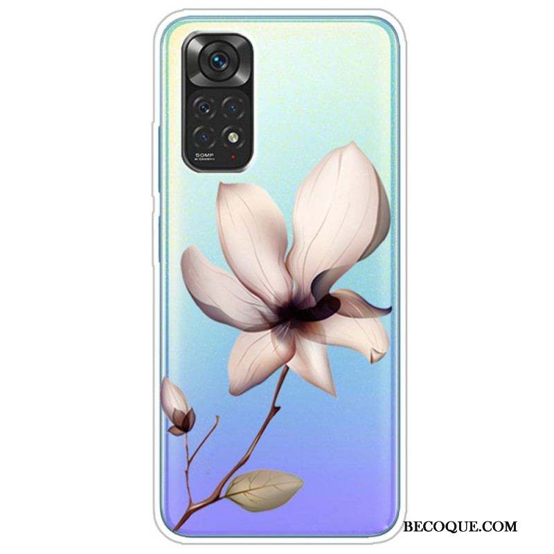 Coque Xiaomi Redmi Note 11 / 11s Transparente Fleur