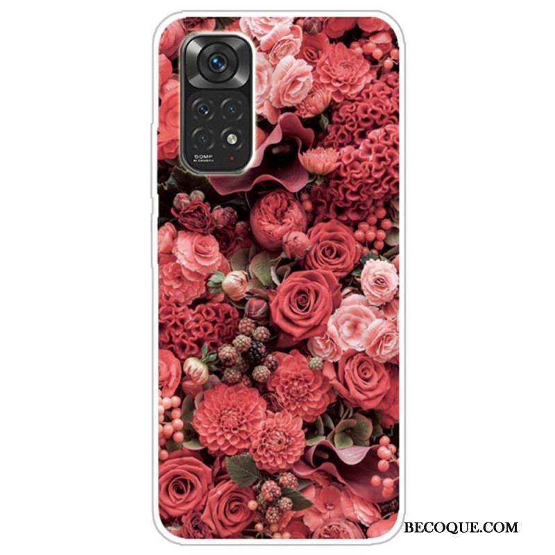 Coque Xiaomi Redmi Note 11 Pro /  Note 11 Pro 5G Fleurs Intenses