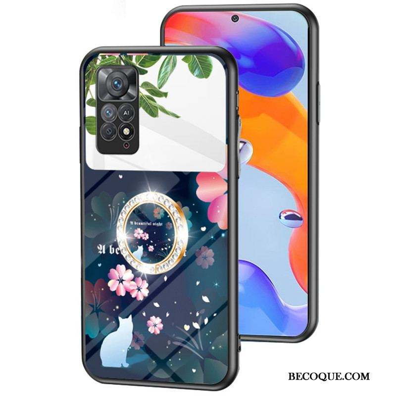 Coque Xiaomi Redmi Note 11 Pro / Note 11 Pro 5G Miroir avec Anneau Rotatif