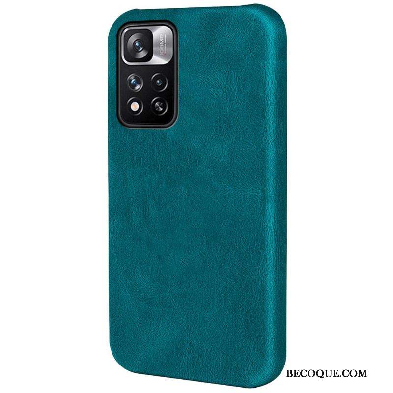 Coque Xiaomi Redmi Note 11 Pro Plus 5G Effet Cuir Design