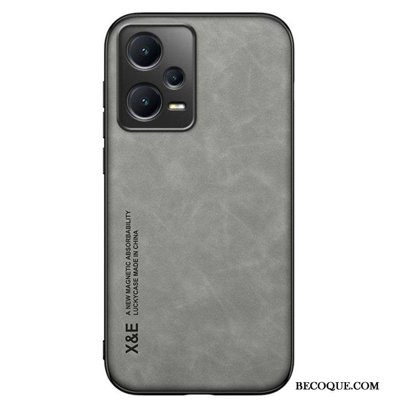 Coque Xiaomi Redmi Note 12 Pro Plus Cuir Effet Cuir X&E