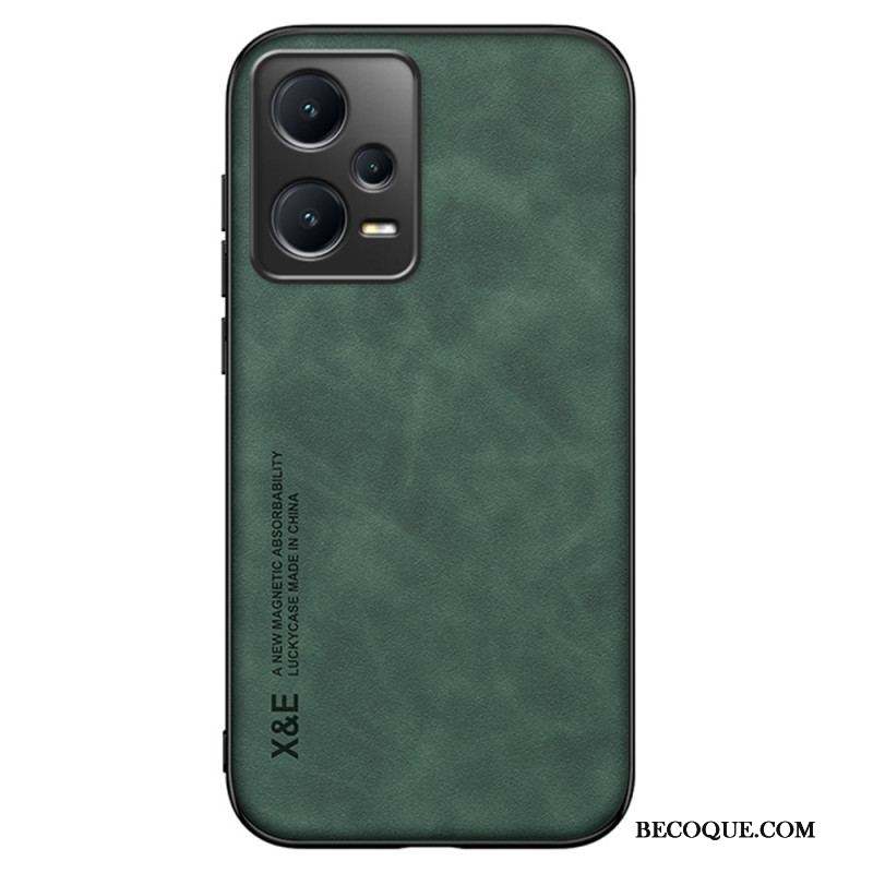 Coque Xiaomi Redmi Note 12 Pro Plus Cuir Effet Cuir X&E