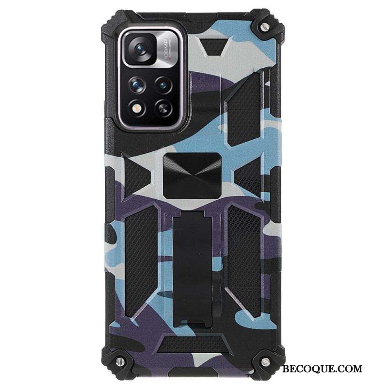 Coque Xioami Redmi Note 11 Pro Plus 5G Camouflage Support Amovible