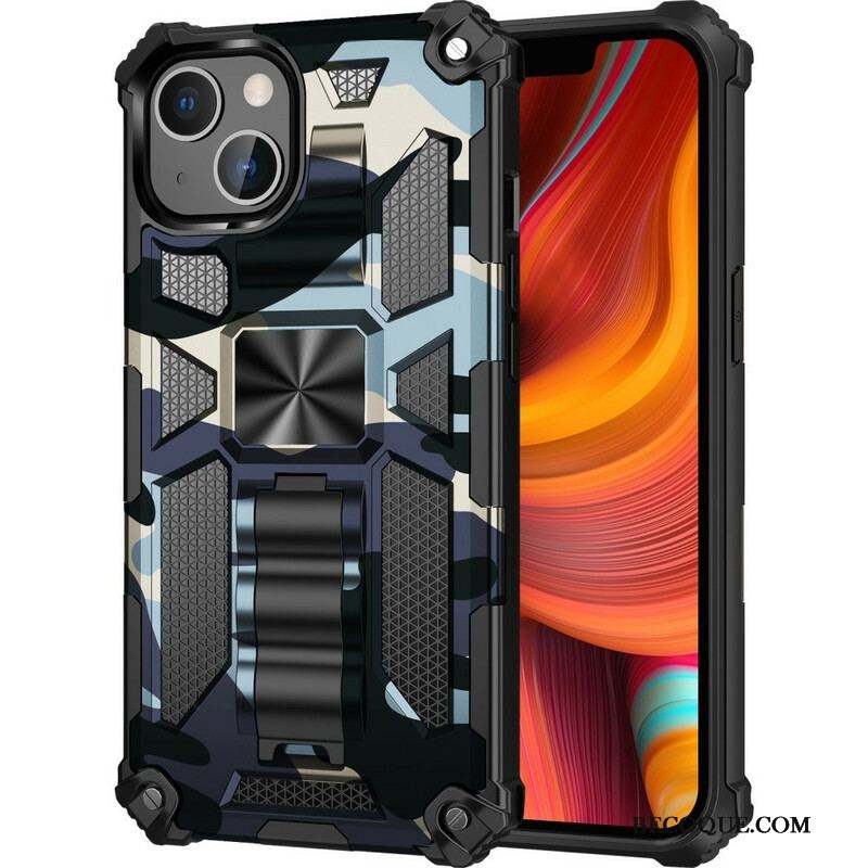 Coque iPhone 13 Mini Camouflage Support Amovible