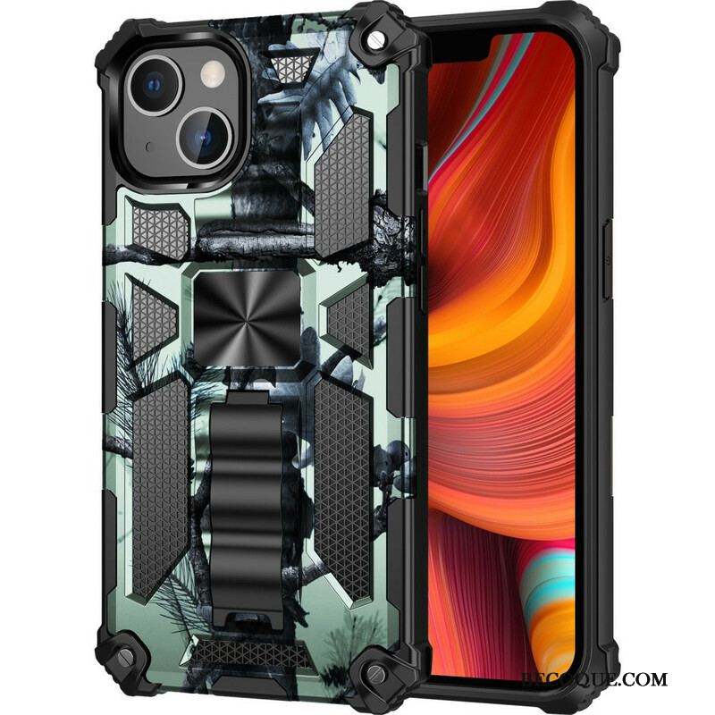 Coque iPhone 13 Mini Camouflage Support Amovible