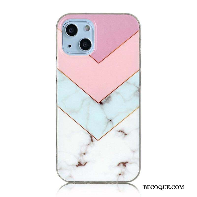 Coque iPhone 13 Mini Déclinaison Marbre