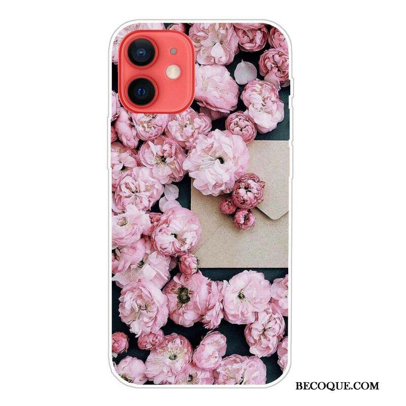 Coque iPhone 13 Mini Fleurs Intenses