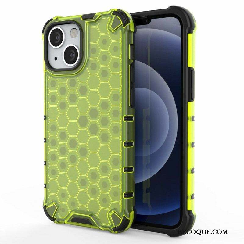 Coque iPhone 13 Mini Style Nid d'Abeille