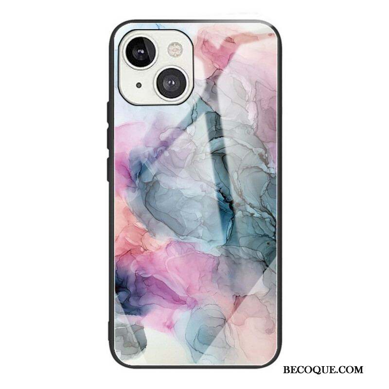 Coque iPhone 13 Mini Verre Trempé Marble