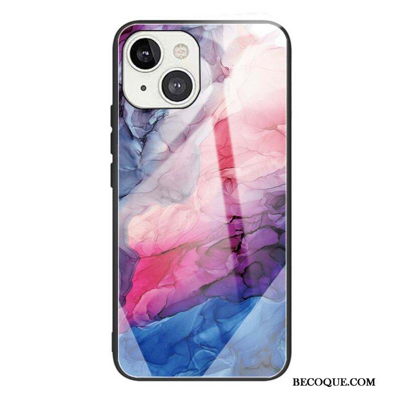 Coque iPhone 13 Mini Verre Trempé Marble