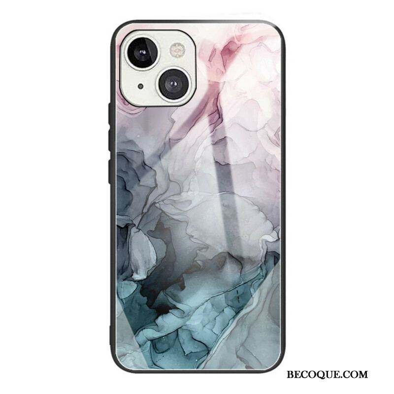 Coque iPhone 13 Mini Verre Trempé Marble