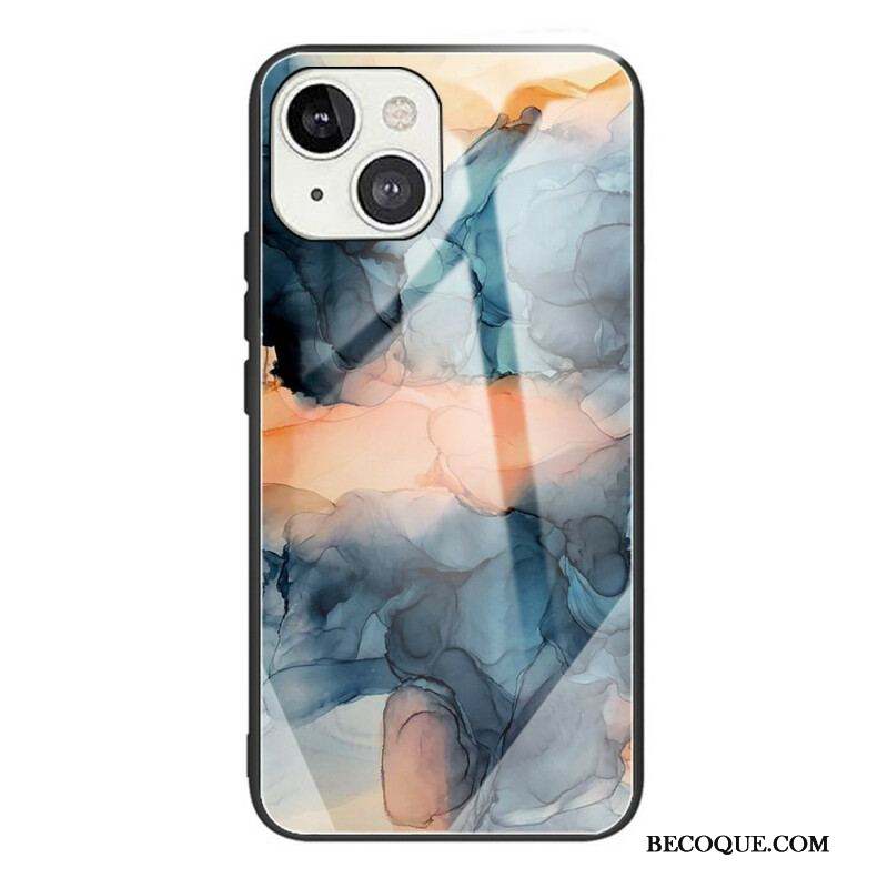 Coque iPhone 13 Mini Verre Trempé Marble