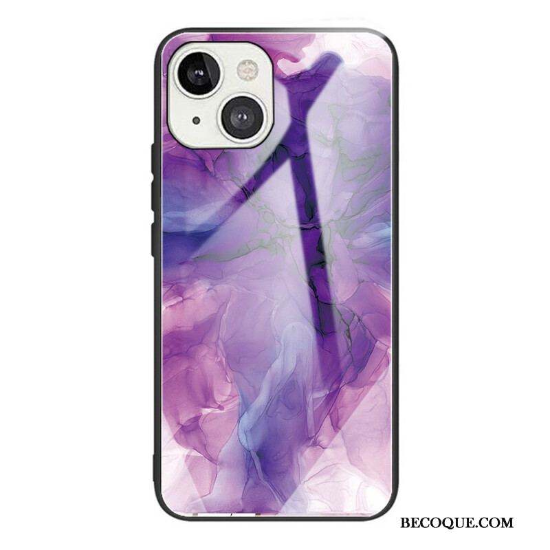 Coque iPhone 13 Mini Verre Trempé Marble