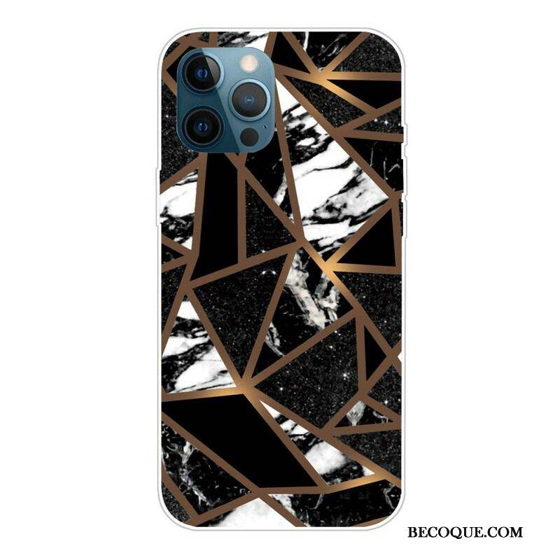 Coque iPhone 13 Pro Marbre Géométrie