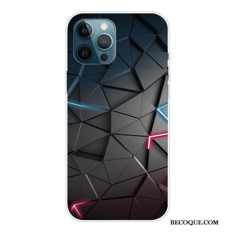 Coque iPhone 13 Pro Max Flexible Géométrie