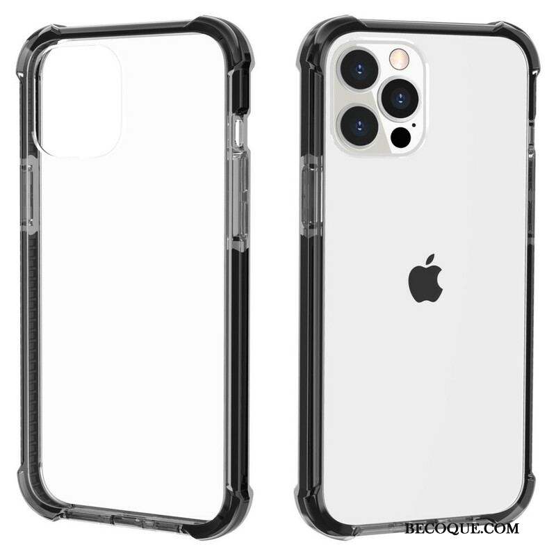 Coque iPhone 13 Pro Transparente Rebords Silicone