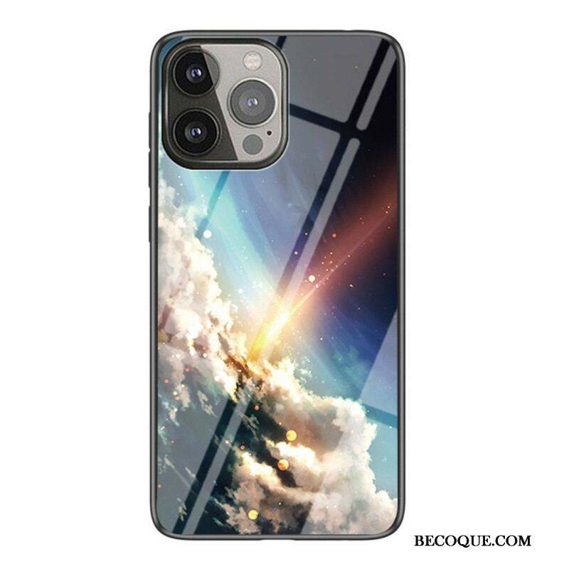 Coque iPhone 13 Pro Verre Trempé Starry Sky