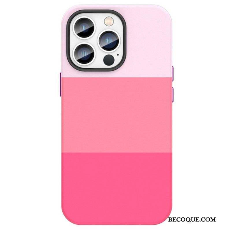 Coque iPhone 14 Bandes Colorées