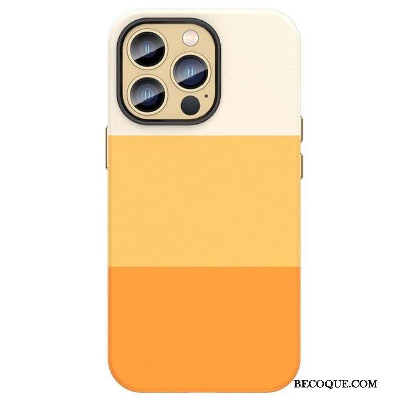 Coque iPhone 14 Bandes Colorées