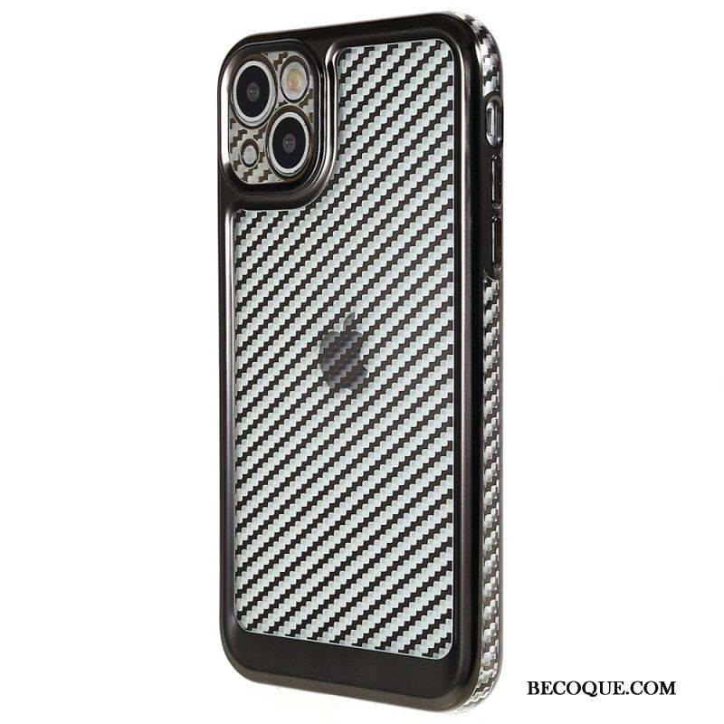 Coque iPhone 14 Fibre Carbone Stylée