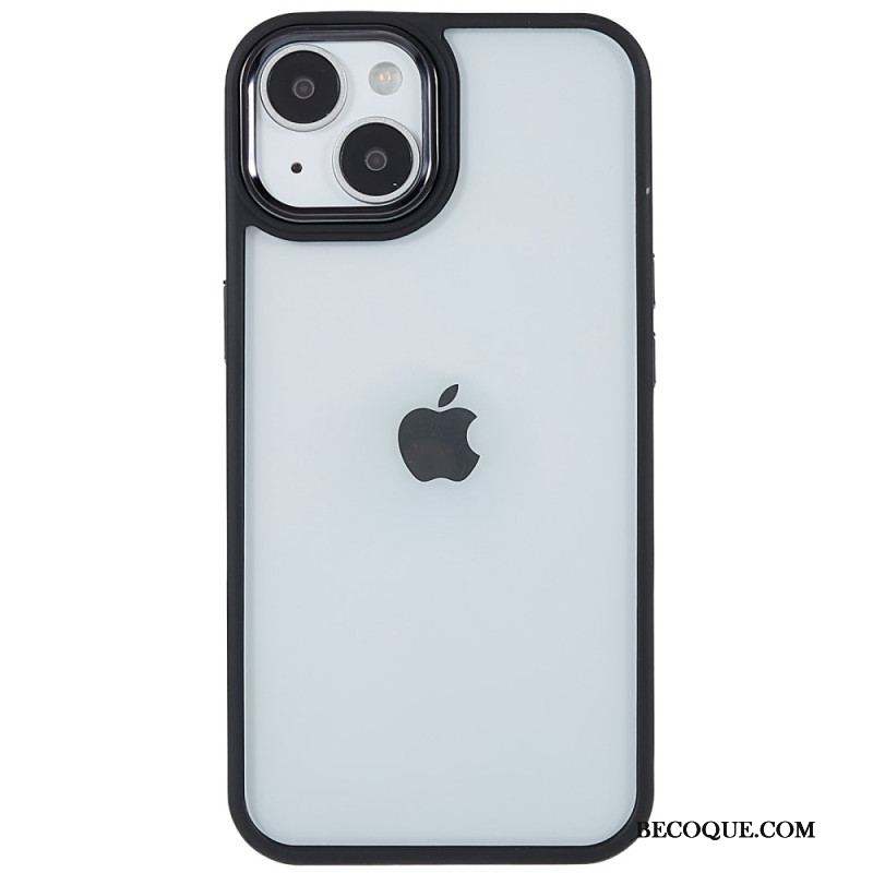 Coque iPhone 14 Plus Acrylique Rebords Silicone