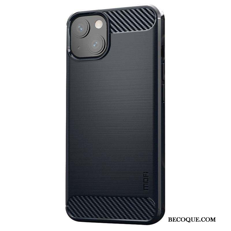 Coque iPhone 14 Plus Fibre Carbone Brossée MOFI