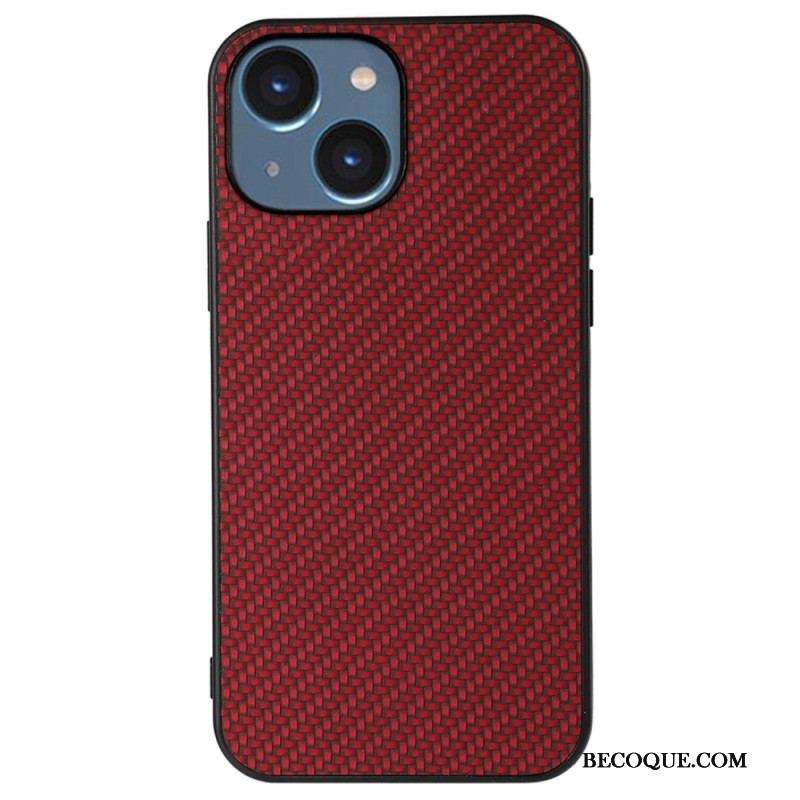 Coque iPhone 14 Plus Texture Fibre Carbone