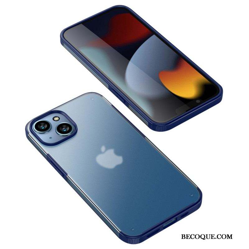 Coque iPhone 14 Plus Translucide Rebords Silicone