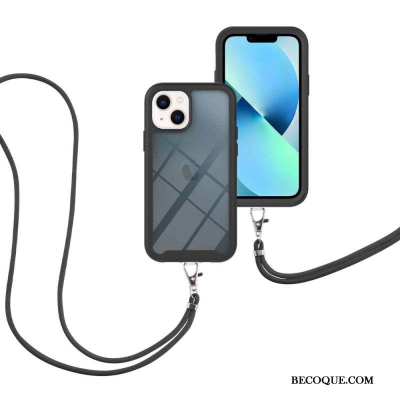 Coque iPhone 14 Plus à Cordon Transparente