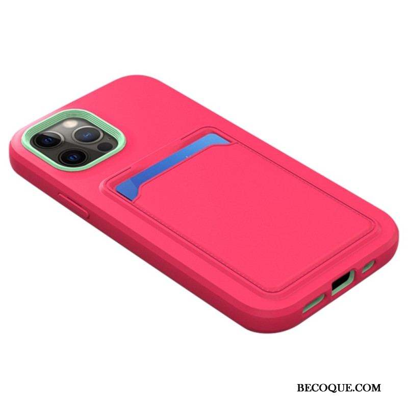 Coque iPhone 14 Pro Bicolore Porte Carte