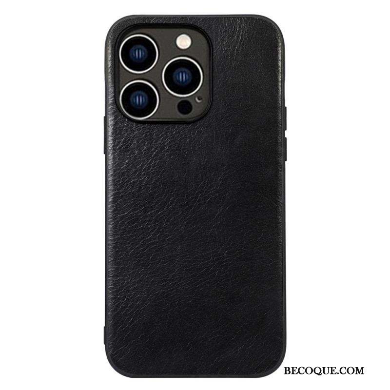 Coque iPhone 14 Pro Cuir Véritable