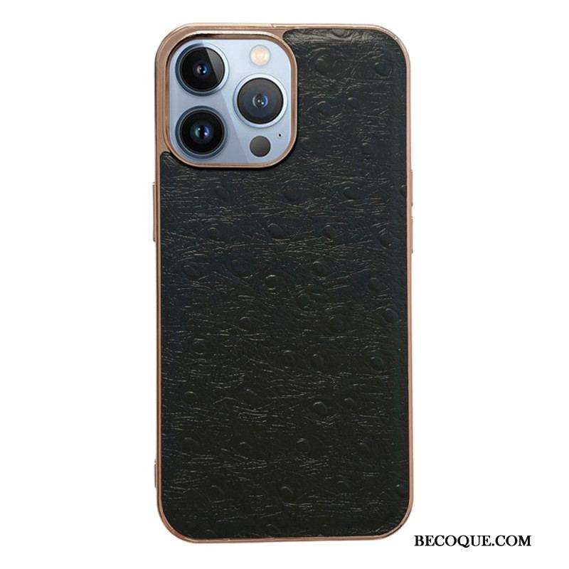 Coque iPhone 14 Pro Max Cuir Véritable Texturé