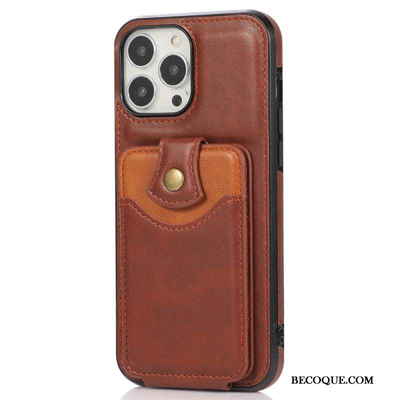Coque iPhone 14 Pro Max Porte-Cartes Rabattable