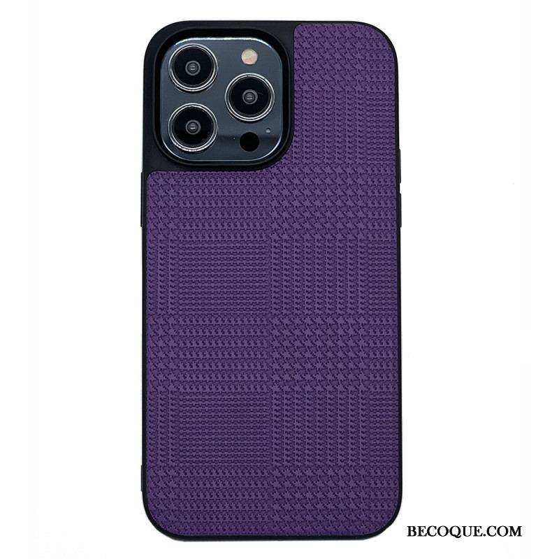 Coque iPhone 14 Pro Max Simili Cuir Croisé