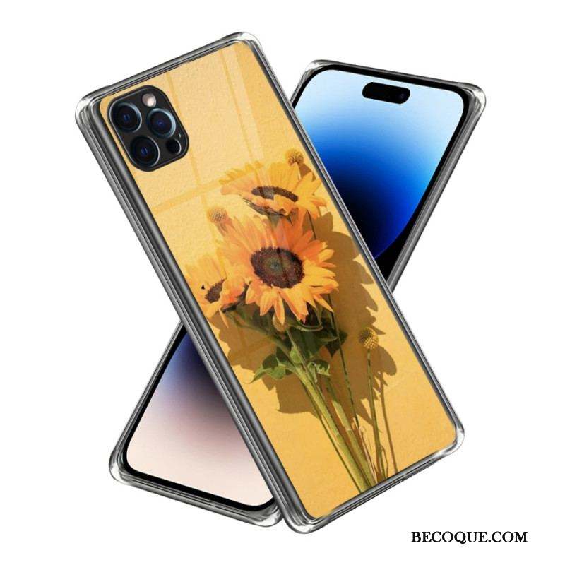 Coque iPhone 14 Pro Max Tournesols