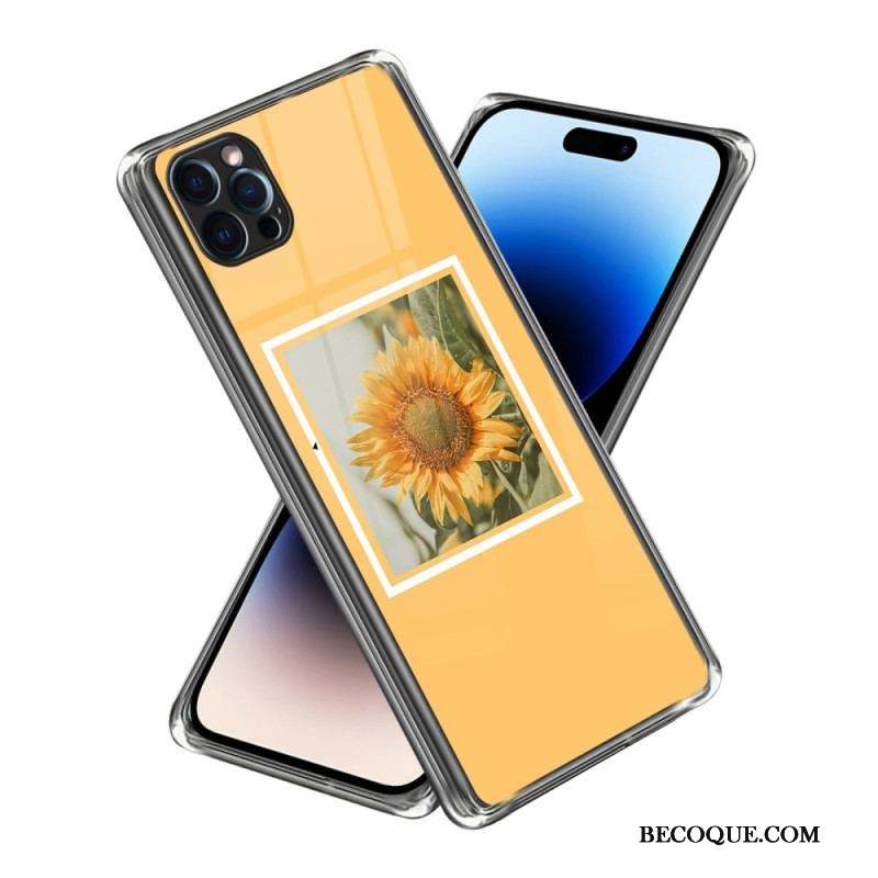 Coque iPhone 14 Pro Max Tournesols