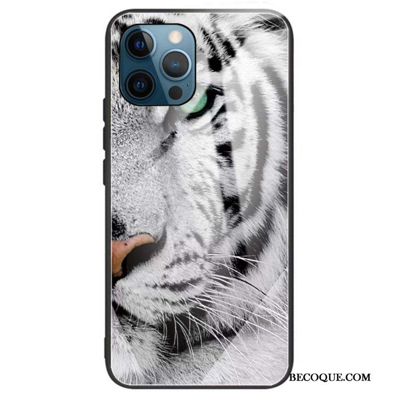 Coque iPhone 14 Pro Max Verre Trempé Tigre